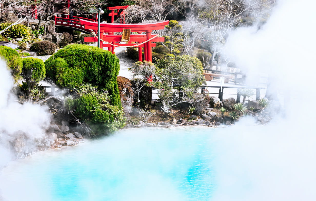 定番の別府観光へ